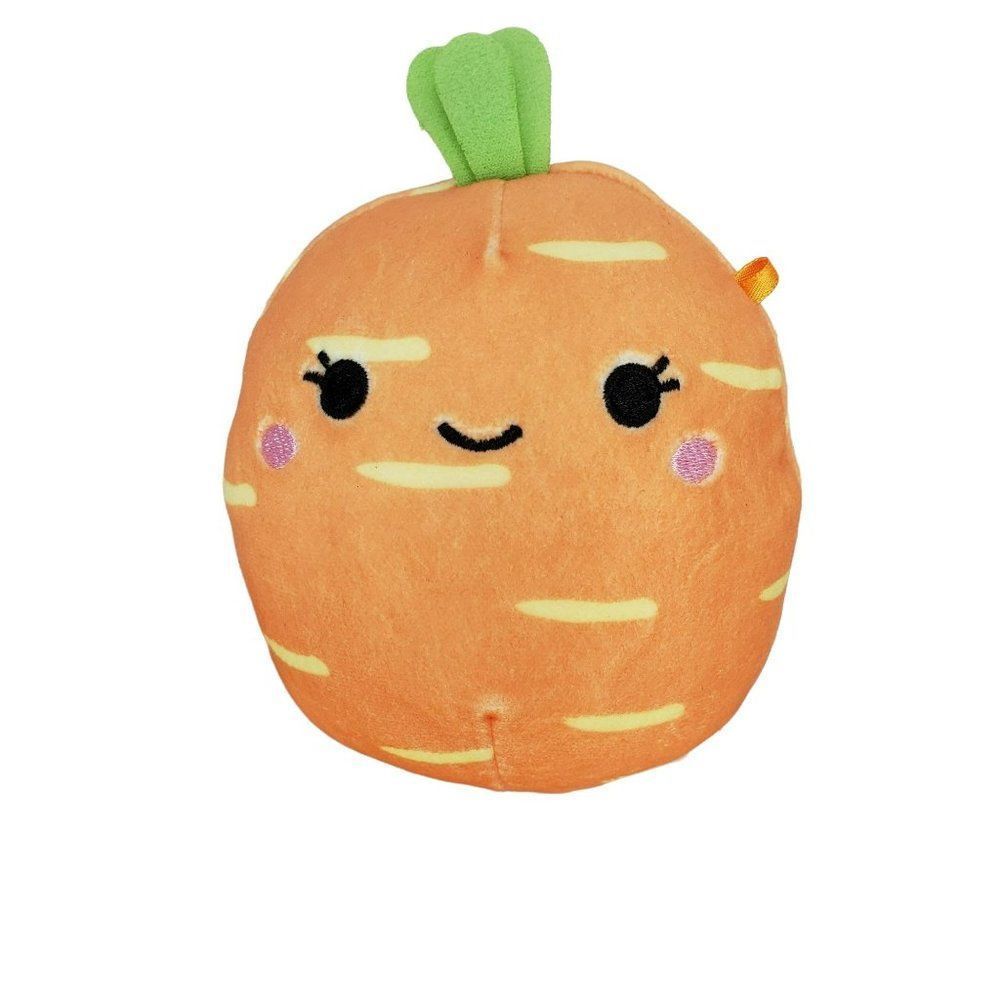 Squishmallow Caroleena‎ Carrot Plush Orange 2021 Easter 4.5" Kellytoy